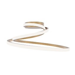 Obrázek pro produkt Stropní LED svítidlo COASTER zlatá, 40 W, 5440 lm, CCT, 50 x 4 x 22 cm - FANEUROPE