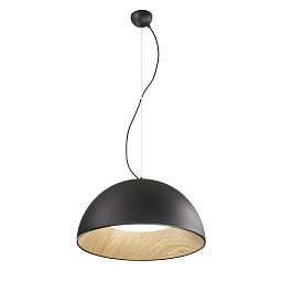 Obrázek pro produkt Závěsné LED svítidlo COCO černá, 40 W, 5250 lm, CCT, 50 x 187 cm - FANEUROPE