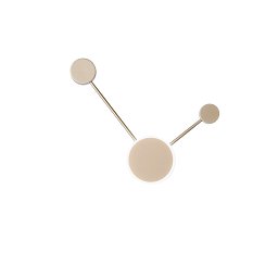 Obrázek pro produkt Nástěnné LED svítidlo ETERE zlatá, 10 W, 1380 lm, CCT, 33 x 6 x 45 cm - FANEUROPE