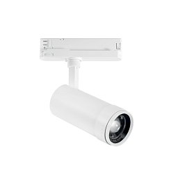 Obrázek pro produkt Třífázový lištový LED reflektor ExPLORER bílý, 30 W, 3000-4000 K, 71 x 160 mm - FANEUROPE