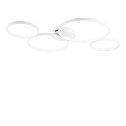 Obrázek pro produkt Stropní LED svítidlo FREDY bílá, 60 W, 8000 lm, CCT, 95 x 61 x 6,1 cm - FANEUROPE