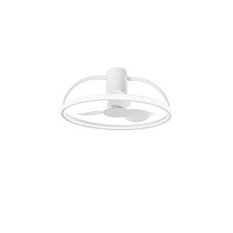 Obrázek pro produkt Stropní ventilátorové LED svítidlo VENTILATORE, 55 W, CCT, 5250 lm, bílá, pr. 60 x 25 cm - FANEUROPE