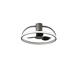 Obrázek pro produkt Stropní ventilátorové LED svítidlo VENTILATORE, 55 W, CCT, 5250 lm, šedá, pr. 60 x 25 cm - FANEUROPE