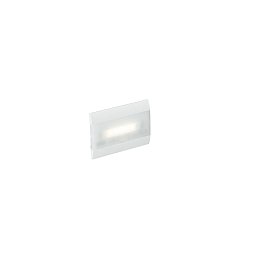 Obrázek pro produkt Zápustné svítidlo nouzové LED HELP bílá, polykarbonát, 1 W, 80 lm, 4000 K, 3 h-80 lm, 6,7 x 10,7 x 3,24 cm - FANEUROPE