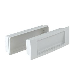 Obrázek pro produkt Svítidlo nouzové HELP bílá, polykarbonát, LED 4 W, 80 lm, 4000 K, IP40, 3 h-180 lm, 8,3 x 29,2 x 5,6 cm - FANEUROPE