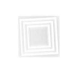 Obrázek pro produkt Stropní LED svítidlo HYPNOTIC bílá, 60 W, 8800 lm, CCT, 47 x 47 x 5,5 cm - FANEUROPE