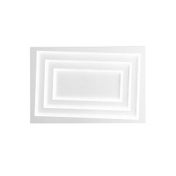 Obrázek pro produkt Stropní LED svítidlo HYPNOTIC bílá, 55 W, 7040 lm, CCT, 60 x 6 x 40 cm - FANEUROPE