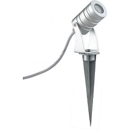 Obrázek pro produkt Venkovní reflektor IRIDE DC12/24V stříbrná, hliník, 3x1 W, RGB, stmívatelné, IP65, 12 x 4,2 cm - FANEUROPE
