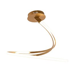 Obrázek pro produkt Stropní LED svítidlo KINETIC zlatá, 40 W, 5440 lm, CCT, 60 x 4 x 58 cm - FANEUROPE