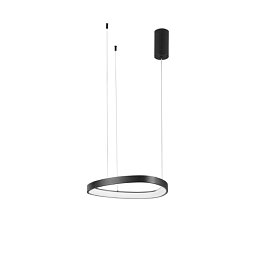 Obrázek pro produkt Závěsné LED svítidlo KLAPTON černá, 40 W, 6160 lm, CCT, 45 x 150 cm - FANEUROPE