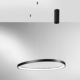 Obrázek pro produkt Závěsné LED svítidlo KLAPTON černá, 80 W, 11440 lm, CCT, 85 x 150 cm - FANEUROPE