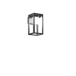 Obrázek pro produkt Venkovní nástěnné svítidlo LED KYOTO antracit / hliník 2,5 W 300 lm 4000 K IP44 25 x 14,2 x 15,7 cm - FANEUROPE
