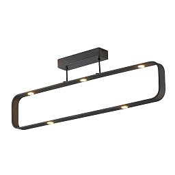 Obrázek pro produkt Stropní svítidlo LED MOKA hnědá 35 W 2940 lm 3000 K 80 x 16 x 26 cm - FANEUROPE