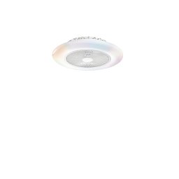 Obrázek pro produkt Stropní ventilátorové LED svítidlo Ponente Pro 46 W, 5500 lm, CCT RGBW, stmívatelné, RF ovladač, 15 x 55 cm - FANEUROPE