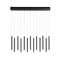 Obrázek pro produkt Závěsné svítidlo LED PYPE černá 65 W 6110 lm CCT 107,5 x 200 cm - FANEUROPE