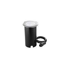 Obrázek pro produkt Venkovní svítidlo pochozí LED RUNNER DC 24 V hranaté nikl hliník 10 W 1020 lm RGBW IP67 7,5x8,5 cm - FANEUROPE