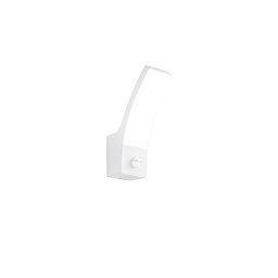 Obrázek pro produkt Nástěnné svítidlo LED SAIL se senzorem hliník difuzor bílá IP65 CCT 3000-4000 K 80x160x245 mm - FANEUROPE