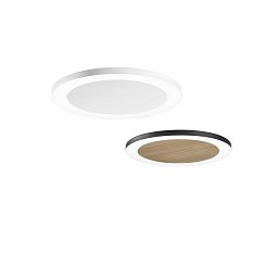 Obrázek pro produkt Stropní svítidlo LED SAMSARA bílá/dřevo 35 W 5300 lm CCT 40x4,2 cm - FANEUROPE