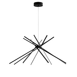 Obrázek pro produkt Závěsné svítidlo LED SHANGHAI černá 56 W 6560 lm 4000 K 113x160 cm - FANEUROPE