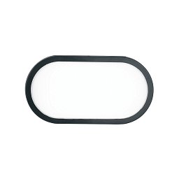 Obrázek pro produkt Venkovní stropní svítidlo LED SHELLY antracit polykarbonát 20 W 2500 lm 3000/4000 K IP65 27,1x17,6x8 cm - FANEUROPE