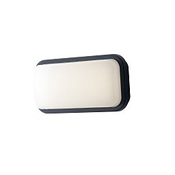 Obrázek pro produkt Venkovní stropní svítidlo LED SHELLY antracit polykarbonát 20 W 2500 lm 3000/4000 K IP65 29,6x14,6x7,6 cm - FANEUROPE