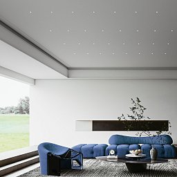 Obrázek pro produkt Zápustné svítidlo LED STARLIGHT DC 12 V bílá / stříbrná hliník 0,2 W 11 lm 4000 K 1,8x1,8x1,4 cm - FANEUROPE