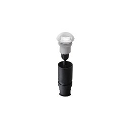 Obrázek pro produkt Pochozí venkovní svítidlo LED STEP DC 24 V nikl hliník 2 W 170 lm 3000 K IP67 4,5x5,7 cm - FANEUROPE