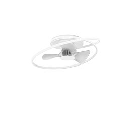 Obrázek pro produkt Stropní svítidlo s ventilátorem LED VENTILATORE 55 W CCT 7450 lm bílá pr.77x22 cm - FANEUROPE