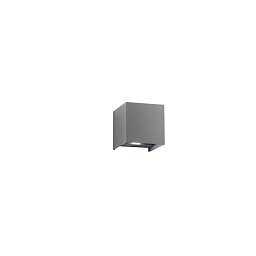 Obrázek pro produkt Nástěnné svítidlo LED ALFA šedá 2x5 W 1200 lm CCT 3000-4000 K IP54 10x10 cm - FANEUROPE