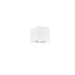 Obrázek pro produkt Nástěnné svítidlo LED ALFA bílá 2x10 W 1800 lm CCT 3000-4000 K IP54 12x12 cm - FANEUROPE
