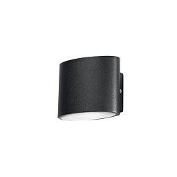 Obrázek pro produkt Venkovní nástěnné svítidlo LED BOXTER černá hliník 2x4W 960lm CCT IP44 10x12,9x8,5 cm - FANEUROPE