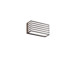 Obrázek pro produkt Nástěnné svítidlo LED DUKROT hliník korten IP54 12W CCT 3000-4000 K 220x110x110 mm - FANEUROPE