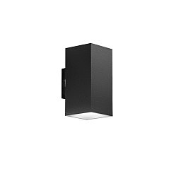 Obrázek pro produkt Venkovní nástěnné svítidlo LED POLO polykarbonát černá 2x8W 1960lm CCT IP65 16x7,8x9,9 cm - FANEUROPE