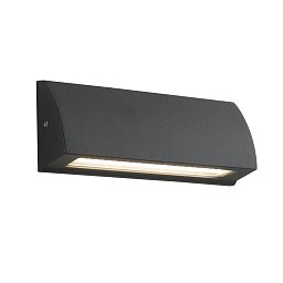 Obrázek pro produkt AKCE - Venkovní nástěnné svítidlo LED SHELBY antracit hliník 6W 670lm CCT IP54 6x17x3,2 cm - FANEUROPE