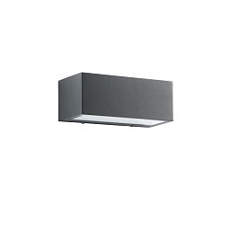 Obrázek pro produkt Venkovní nástěnné svítidlo LED TWIN antracit hliník 18W 2150lm CCT IP54 8,5x22x10,3 cm - FANEUROPE