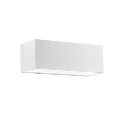 Obrázek pro produkt Venkovní nástěnné svítidlo LED TWIN bílá hliník 35W 4440lm 4000K IP54 10,8x30x12 cm - FANEUROPE