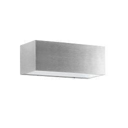 Obrázek pro produkt Venkovní nástěnné svítidlo LED TWIN nikl hliník 35W 4440lm 4000K IP54 10,8x30x12 cm - FANEUROPE