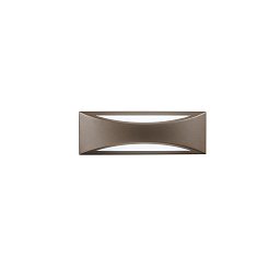 Obrázek pro produkt Venkovní nástěnné svítidlo LED WEISS hliník bronz 16W 1800lm CCT IP65 35x12x11,3 cm - FANEUROPE