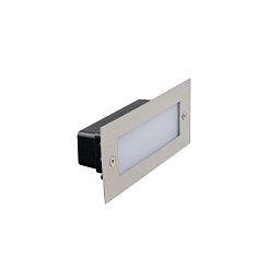 Obrázek pro produkt Pochozí venkovní svítidlo LED WALK nikl INOX 12 W 1500 lm 4000 K IP54 9x21x6,6 cm - FANEUROPE