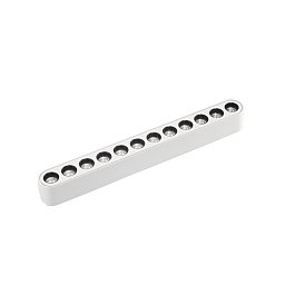 Obrázek pro produkt Systém 48 V - lineární LED svítidlo na liště Bernini, 48 V, bílé, hliník/plast, 12 W, 1440 lm, CCT, 2,9 x 22,23 x 2,5 cm - FANEUROPE