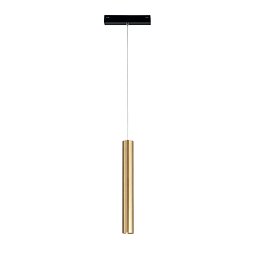 Obrázek pro produkt Závěsné svítidlo systému 48 V Davinci Tubo, zlaté, LED, 3 W, 300 lm, 3000 K, 3,5 x 132,8 cm - FANEUROPE