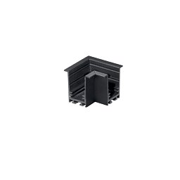 Obrázek pro produkt Příslušenství - úhlová spojka Davinci, černá, pro zapuštěnou lištu A Davinci, 5,1 x 3,9 x 4,2 cm - FANEUROPE