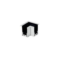 Obrázek pro produkt Příslušenství - úhlová spojka Davinci, bílá, pro zapuštěnou lištu A Davinci, 5,1 x 3,9 x 4,2 cm - FANEUROPE