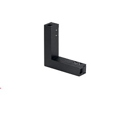 Obrázek pro produkt Příslušenství - úhlová spojka Davinci, černá, pro lištu Davinci, 10,1 x 10,1 x 2,2 cm - FANEUROPE
