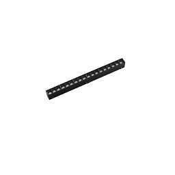Obrázek pro produkt Svítidlo pro systém 48 V - lineární svítidlo Davinci, černé, LED UGR, 10 W, 1200 lm, 3000 K, 30,2 x 3,3 x 2,2 cm - FANEUROPE