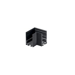 Obrázek pro produkt Příslušenství - úhlová spojka Davinci, černá, pro lištu Davinci, 4,5 x 4,5 x 2,6 cm - FANEUROPE