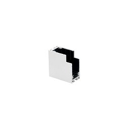 Obrázek pro produkt Příslušenství - vertikální úhlová spojka Davinci s vnitřním připojením, pro lištu Davinci, 5,5 x 4,2 x 2,6 cm - FANEUROPE