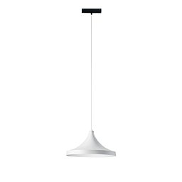 Obrázek pro produkt Závěsné svítidlo systému 48 V - Davinci Cymbal, bílé, LED, 18 W, 1855 lm, 4000 K, 38 x 150 cm - FANEUROPE
