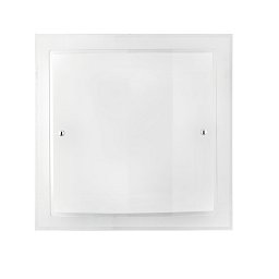 Obrázek pro produkt Stropní svítidlo - rovné/zakřivené, bílé, 2 x E27, 30 x 11 x 30 cm - FANEUROPE