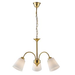 Obrázek pro produkt Závěsné svítidlo 1162, zlaté, 3 x E14, 55,5 x 87 cm - FANEUROPE